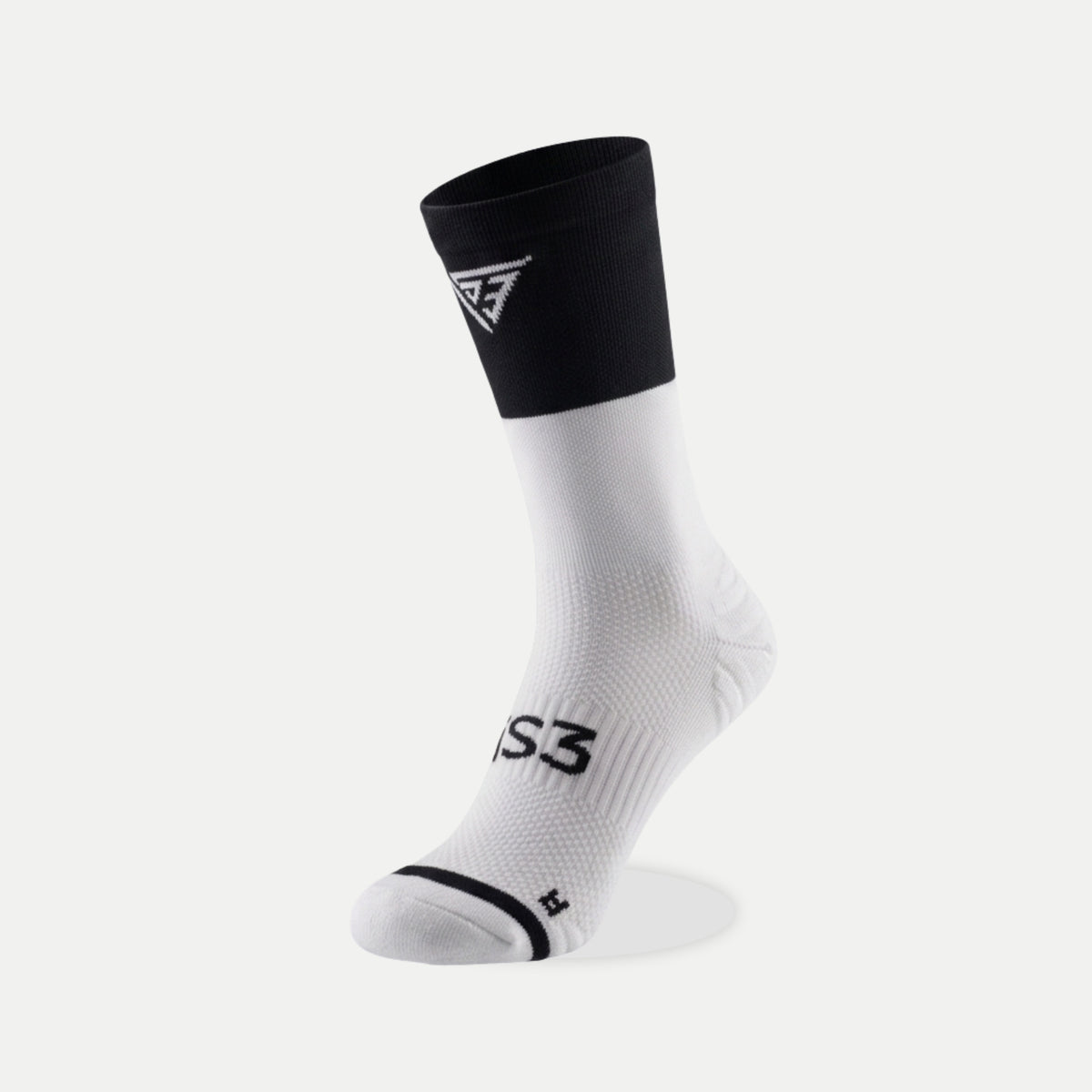 Performance Crew Running Socks: Mono